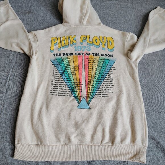 Pink Floyd Hoodie Size Small The Dark Side Of The Moon 1973 Tour Print Modern - Picture 7 of 12